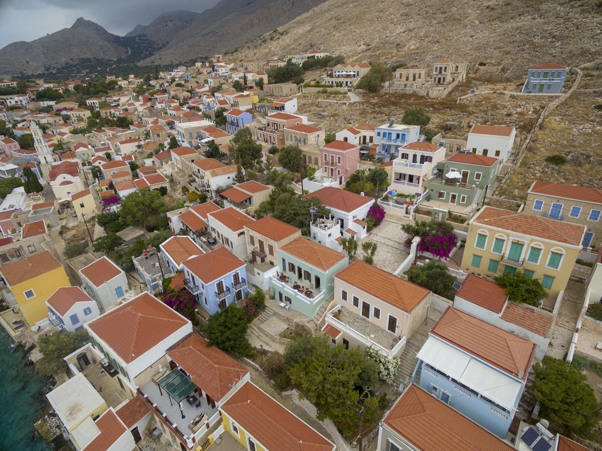 Filoxenia Apartments Chalki Town Exterior photo